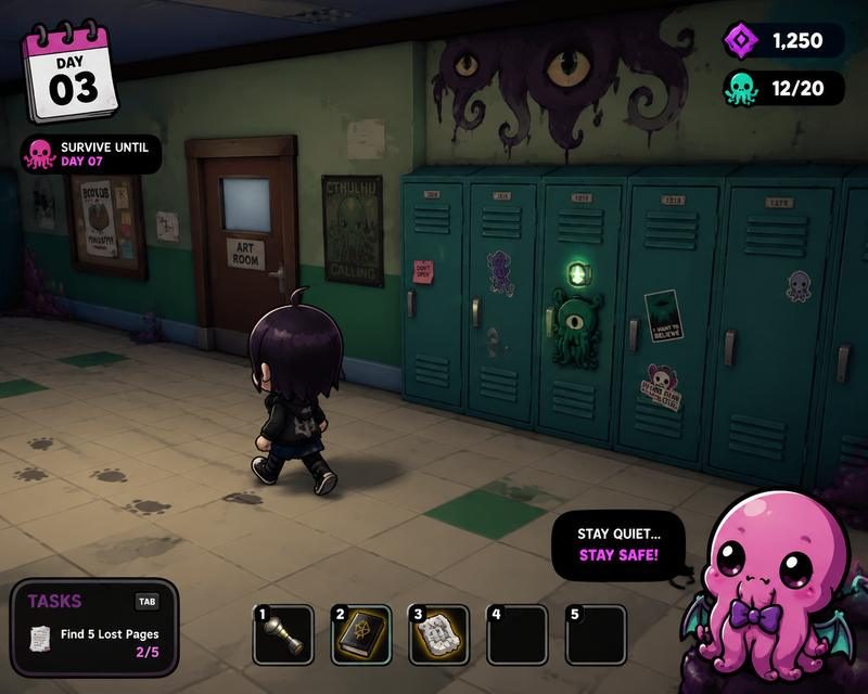 Lovecraft Locker 校园地图 专题图 2