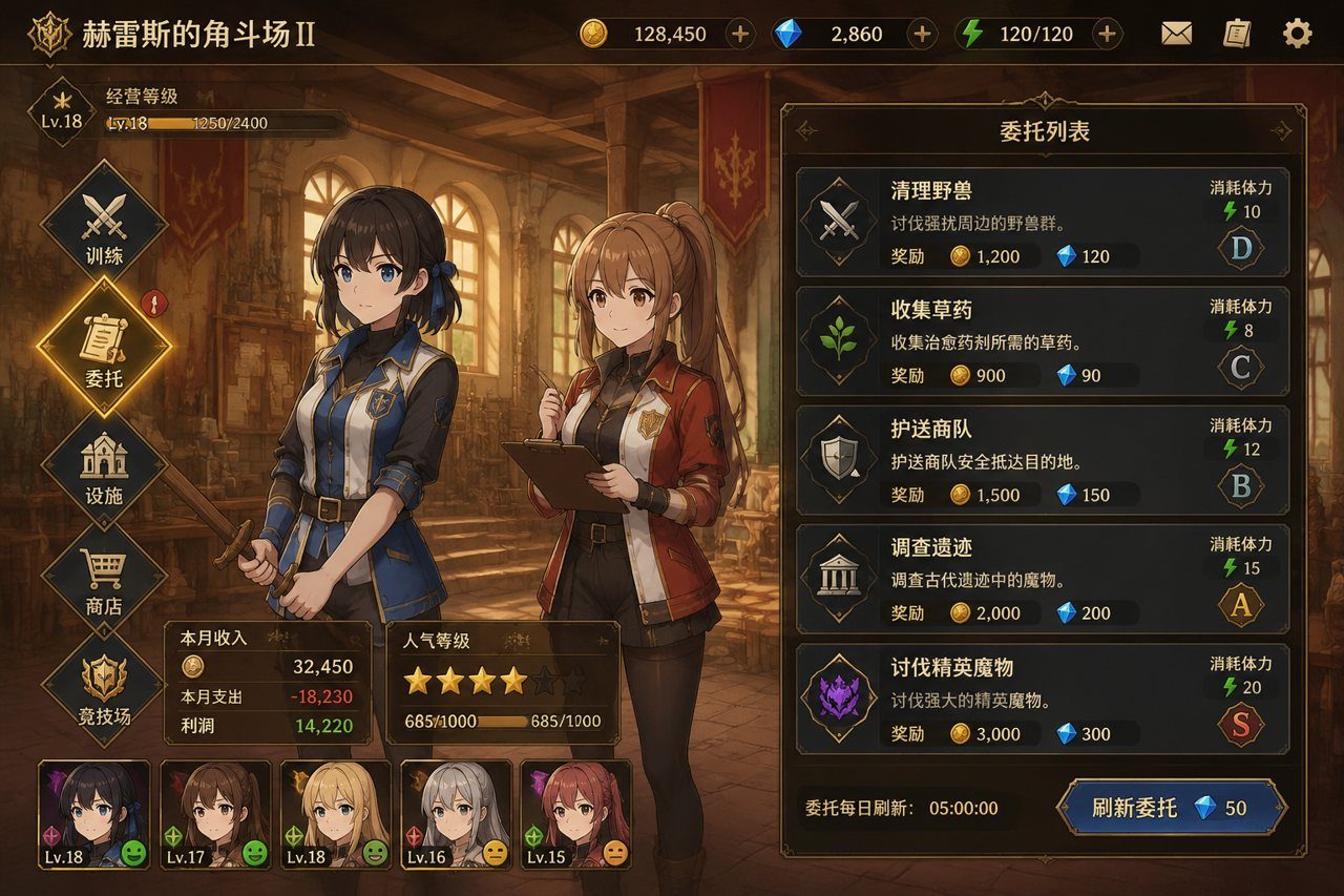 赫雷斯的角斗场Ⅱ 技能搭配 演示图 8